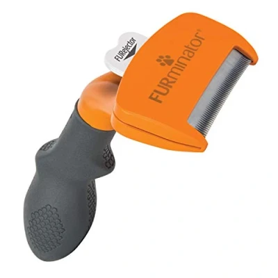 Imagen de FURminator deShedding, Tool para perros medianos de pelo corto, Cepillo talla M eliminar el suelto, Diseño mejorado