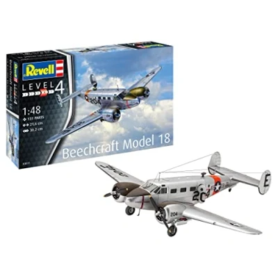 Imagen de Revell 03811 Beechcraft modelo 18 1:48 Kit de plástico sin construir/sin pintar