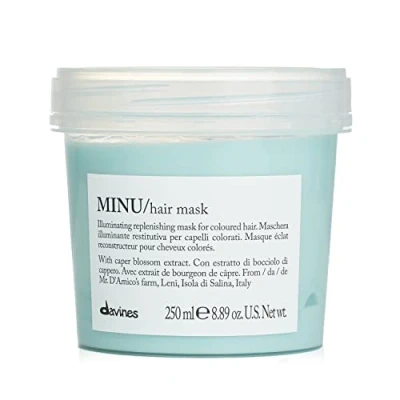 Imagen de Davines MINU Hair Mask 250ml Mascarilla blanqueadora y regeneradora para cabello teñido New pak 2022