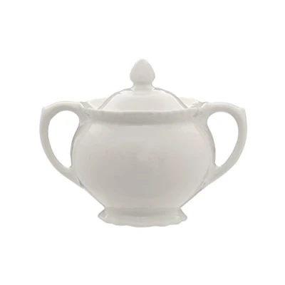 Imagen de Premier Housewares Azucarero de porcelana en relieve, color