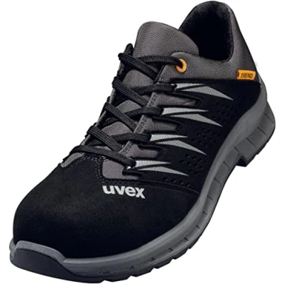 Imagen de Uvex 2 Trend Zapatillas de trabajo para hombre y mujer (puntera acero), color Gris, talla 48 EU
