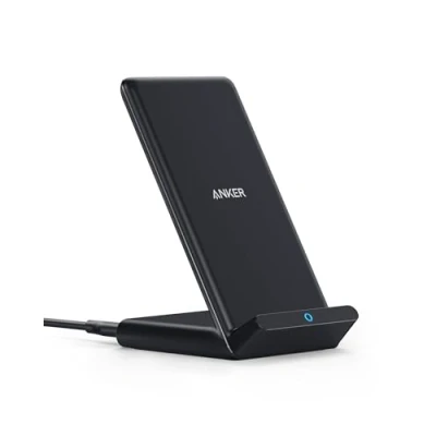Imagen de Anker Estación de Carga inductiva 313, Certificado Qi, Adecuado para iPhone 16/15/15 Pro / 15 MAX, SE (2020), 13/13 13 XR, función rápida 10 W Galaxy S22 (sin