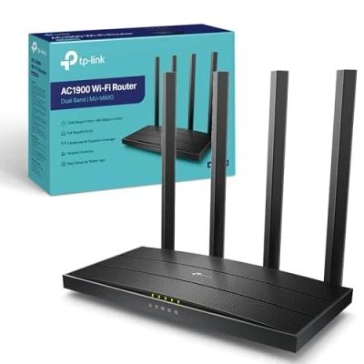 Imagen de TP Link Archer C80 AC1900 MU MIMO Dual Band Wireless Gaming Router, Wi Fi Speed Up to 1300 Mbps/5 GHz + 600 Mbps/2.4 GHz, Supports Parental Control, Guest