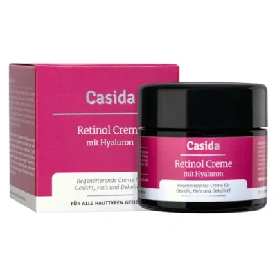 Imagen de Casida la Crema de retinol con ácido hialurónico facial antiarrugas intensiva calidad las farmacias 50ml