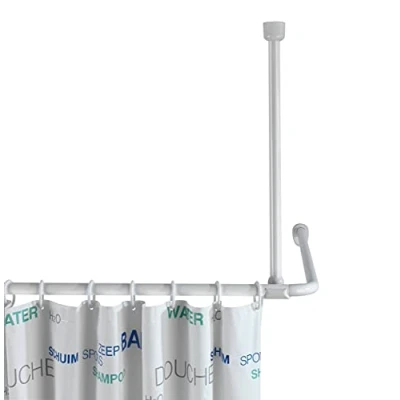 Imagen de WENKO Soporte barra 25 mm, 57 cm Blanco de longue, blanc