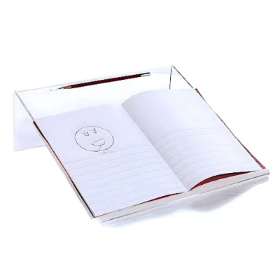Imagen de Playlearn Soporte para escribir transparente, acrílico, mejorar la postura de escritura, ángulo 20 grados
