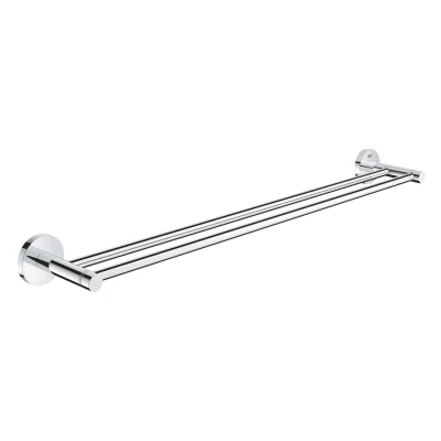 Imagen de Grohe Start QuickFix Barra para toallas doble de 60cm, cromo, atornillar con QuickScrew, ref. 41203000