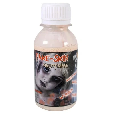 Imagen de King of Halloween Leche de látex, Tonos Piel, Piel Artificial, 100 ml, para Hacer heridas y Cicatrices Zombie FX Maquillaje