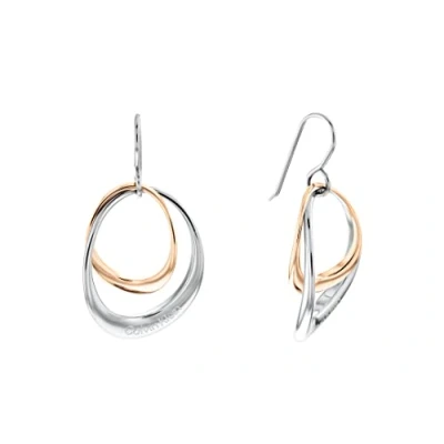 Imagen de Calvin Klein Pendientes para Mujer Colección WARPED RINGS 35000003