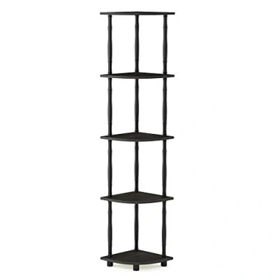 Imagen de Furinno Estantería Tubo Espresso/Negro Clásico 5 niveles