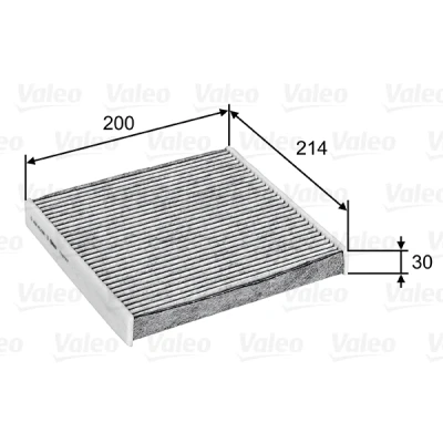 Imagen de VALEO 715747 Filtro de habitáculo carbón activado 213 200 30 CLIMFILTER PROTECT FORD: Transit Mk6 Furgón, Tourneo