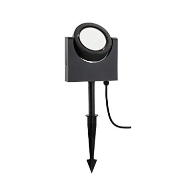 Imagen de Paulmann 94408 Luminaria exterior LED, foco Swivea con cabezal cardán móvil 360 IP44 incl. 1x8 W, lámpara exterior, 3000 K