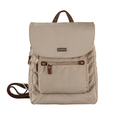 Imagen de Tom Tailor Acc Rina, Mochila para Mujer, Gris (Taupe 21), 28x33x12 cm (B x H T)