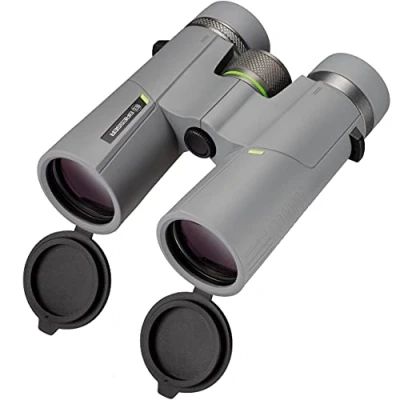 Imagen de Bresser Prismáticos 8 x 42 Wave, Impermeables, con Cristal BAK 4, Tratamiento UR, oculares Gafas, observación de la Naturaleza, Viajes y Senderismo