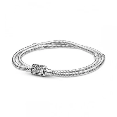 Imagen de PANDORA Reflexiones, Pulsera, para Mujer, Gris ,17 cm