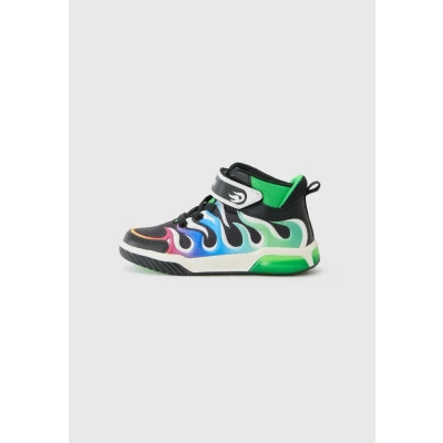 Imagen de Geox INEK Zapatillas altas para niños, Talla: 26, Multicolour/black Zapatos