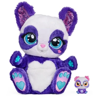 Imagen de Spin Master Peek A Roo Juguete de Peluche Interactivo Panda con bebé Misterioso y más 150 Sonidos acciones, Juguetes para niños niñas 5 años o (6060420)