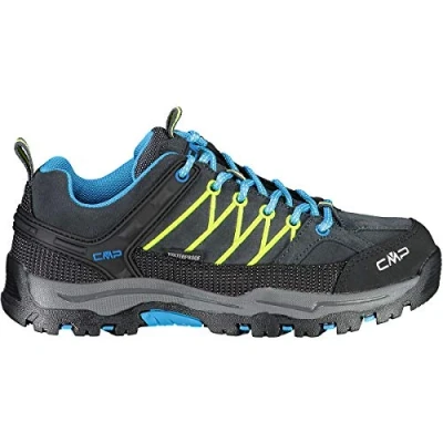 Imagen de CMP Kids Rigel Low Trekking Shoes WP, Zapatos Rise Senderismo, Antracite Yellow Fluo, 39 EU