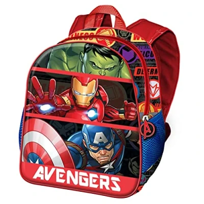 Imagen de Marvel Los Vengadores Union Mochila Basic, Rojo, 31 x 39 cm, Capacidad 18.2 L