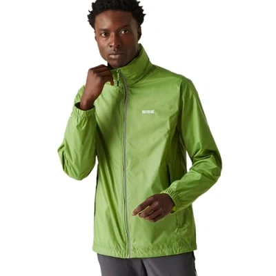 Imagen de Regatta Chaqueta impermeable Lyle IV Packaway para hombre, transpirable, con costuras selladas y cortavientos, perfecta actividades al aire libre, caminatas, senderismo acampadas