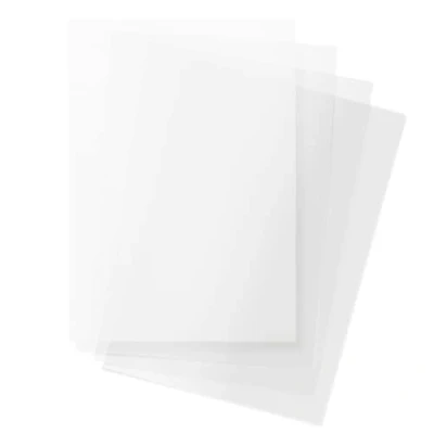 Imagen de Netuno 10x papel de vitela blanco DIN A4 210x297mm 160g Golden Star calco rastreo transparente translúcido para transfer impresión invitaciones bocetos dibujos caligrafía animación
