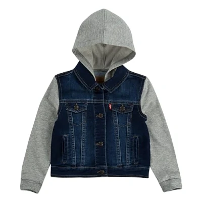 Imagen de Levi&#039;s Lvn Indigo Jacket, Chaqueta Niños, Azul (Anochecer Índigo), 3 meses