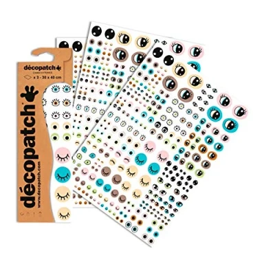 Imagen de Clairefontaine ES Décopatch Juego para crear Pochette de 3 hojas iguales applicable