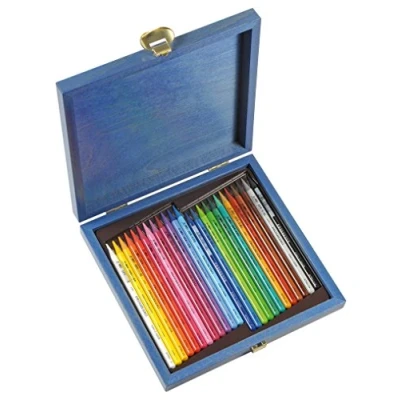 Imagen de KOH I NOOR Progresso Woodless Coloured Pencil Set in Wooden Box (Set of 24)