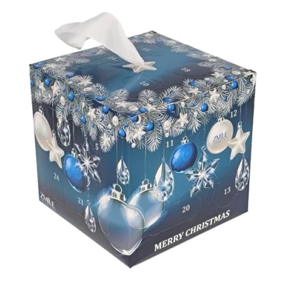 Imagen de ZMILE Cosmetics Beauty Advent Calendar &#039;Blue Magic&#039; 24 Surprises for Make Up and Styling in Trendy Cube with Vegan