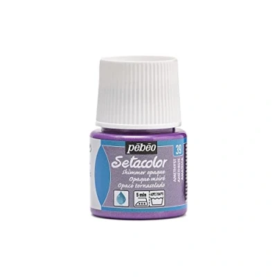 Imagen de Pébéo 295039 Tinte Opaco tornasolado Setacolor (1 Bote, 45 ml, Color Amatista)
