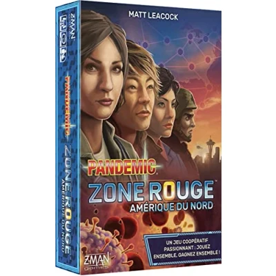 Imagen de ASMODEE Z Man Games Pandemic Zone Roja: América del Norte Juego de mesa cooperativo a partir 8 Años 2 4 Jugadores 30 Minutos