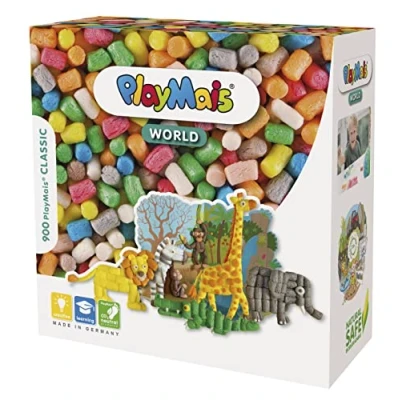 Imagen de PlayMais World Jungle Kit de Manualidades para niños y niñas a Partir 3 años I 850 Piezas Colores, Plantillas e Instrucciones estimula Creatividad motricidad
