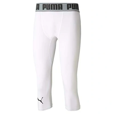 Imagen de Puma Bball Compression Pantalón 3/4 de deporte, Hombre, Talla: XL, white