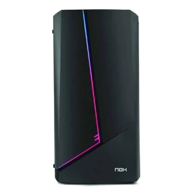 Imagen de Nox Infinity Alpha NXINFTYALPHA Caja PC, Mini Torre, Rainbow ARGB, Color Negro