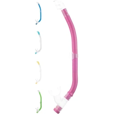 Imagen de Cressi Top Colorama Tubo de Snorkeling, Unisex niños, Rosa, Talla única
