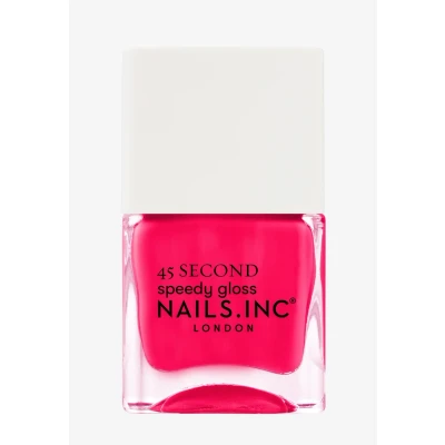 Imagen de Nails Inc NO BAD DAYS in NOTTING HILL Quick Drying Nagellack Korall Pink Schnelltrocknend 45 Sekunden Nagelstärkend mit Hexanal, Kalzium, Magnesium Cruelty Free Perfekte Maniküre