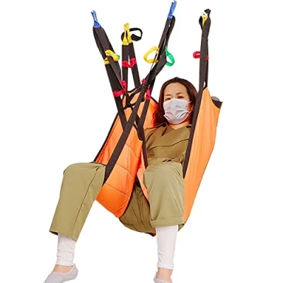 Imagen de LXYYSG Arnes Grua Traslado Enfermos Personas Mayores, Eslinga de Elevación Pacientes para Transferencia Asistida, Ajustable Levantamiento Cabestrillos, Carga: 150kg
