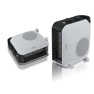 Imagen de SOGO calefactor pequeño bajo consumo y calentamiento rápido Termoventilador Horizontal vertical, ideal baño, 2000w Blanco (SS 18325)