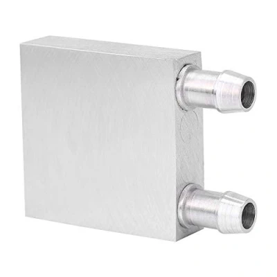 Imagen de Bewinner Bloque de Enfriamiento Agua Aluminio para el Sistema Disipador Calor Enfriador Líquido Plata del Radiador la CPU Calor(40 * 40 12 mm)