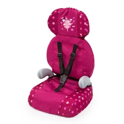 Imagen de Bayer Design Silla de Coche, Accesorios Muñeca, Comcinturón, Moderno, Color Burdeos, Hada Comestampado (67567Aa)