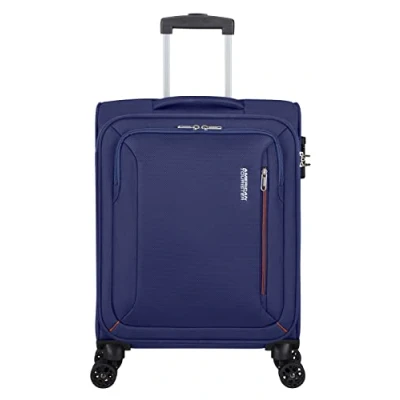 Imagen de American Tourister Hyperspeed, Carrito con Ruedas, Azul (Combat Navy), S (55 cm 37 L)