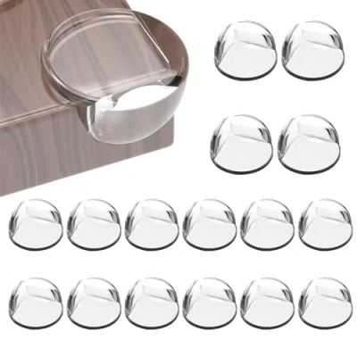 Imagen de HoneyHolly Protector de Bordes para bebé, protección Esquinas Autoadhesivo, Transparente, Infantil, Mesa, bebés, con superadhesivo