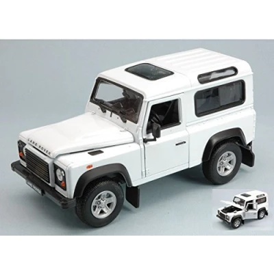 Imagen de Land Rover Defender, blanco, Modelo de Auto, modello completo, Welly 1:24