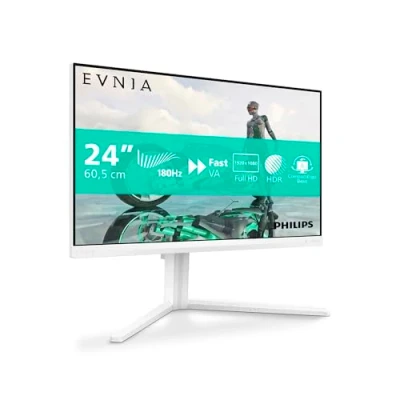 Imagen de Philips 24M2N3201A Monitor Gaming Full HD de 24 Pulgadas, 180 Hz, 1ms GtG, FreeSync Prem., G Sync Comp. (1920x1080, 2X HDMI, DisplayPort) Blanco