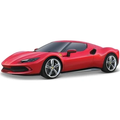 Imagen de BBurago Ferrari 296 GTB R&amp;P Coche Realista a Escala 1:43, Licencia Oficial Ferrari, Edad Recomendada Partir de 3 años