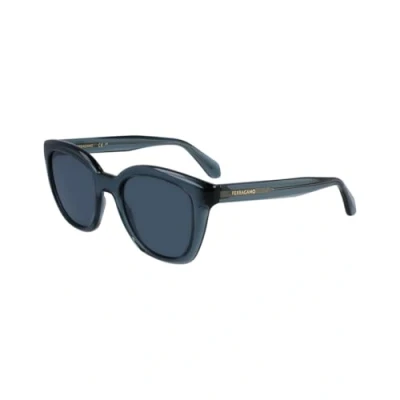 Imagen de Salvatore Ferragamo Sf2000s Gafas de Sol, 438 Transparente Avio, 54 Unisex Adulto
