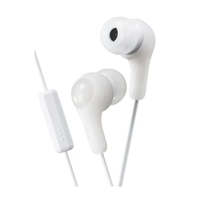 Imagen de JVC HA FX7M Gumy Plus Auriculares in Ear con Aislamiento de Ruido, Color Blanco Coco