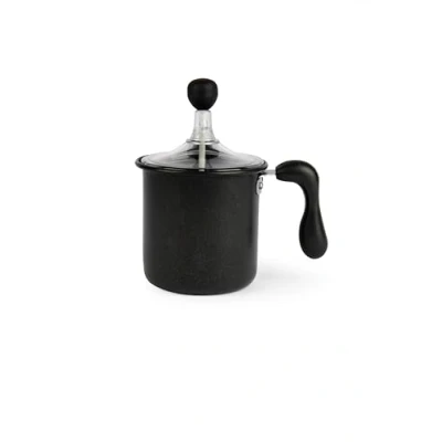 Imagen de Excelsa Cappuccino Time Creamer Espumador de leche a mano, 6 tazas, negro