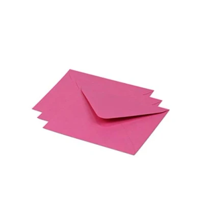 Imagen de Clairefontaine sobre Pollen 12,5 x 13,8 cm 120 G paquete de 20, color fucsia