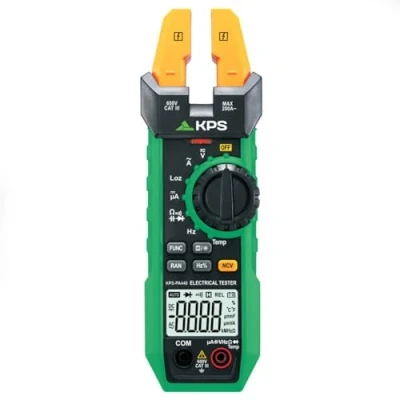 Imagen de KPS PA440 Pinza amperimétrica digital con maxilar abierto 12mm (0.5&quot;) Tensión DC/AC 600V, corriente DC 1200µA AC 200A, 6000 cuentas